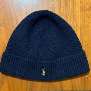 Polo Ralph Lauren Wool Beanie Navy Blue